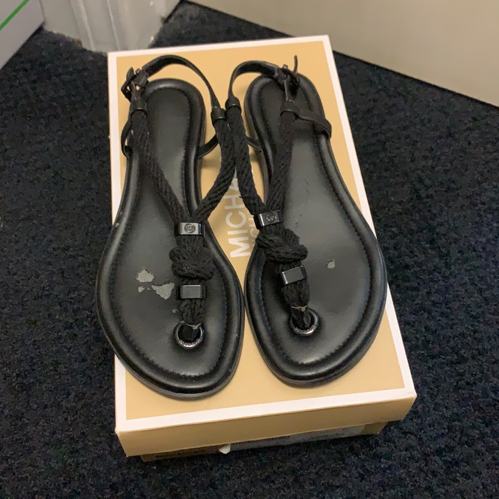 Black Flat sandals
